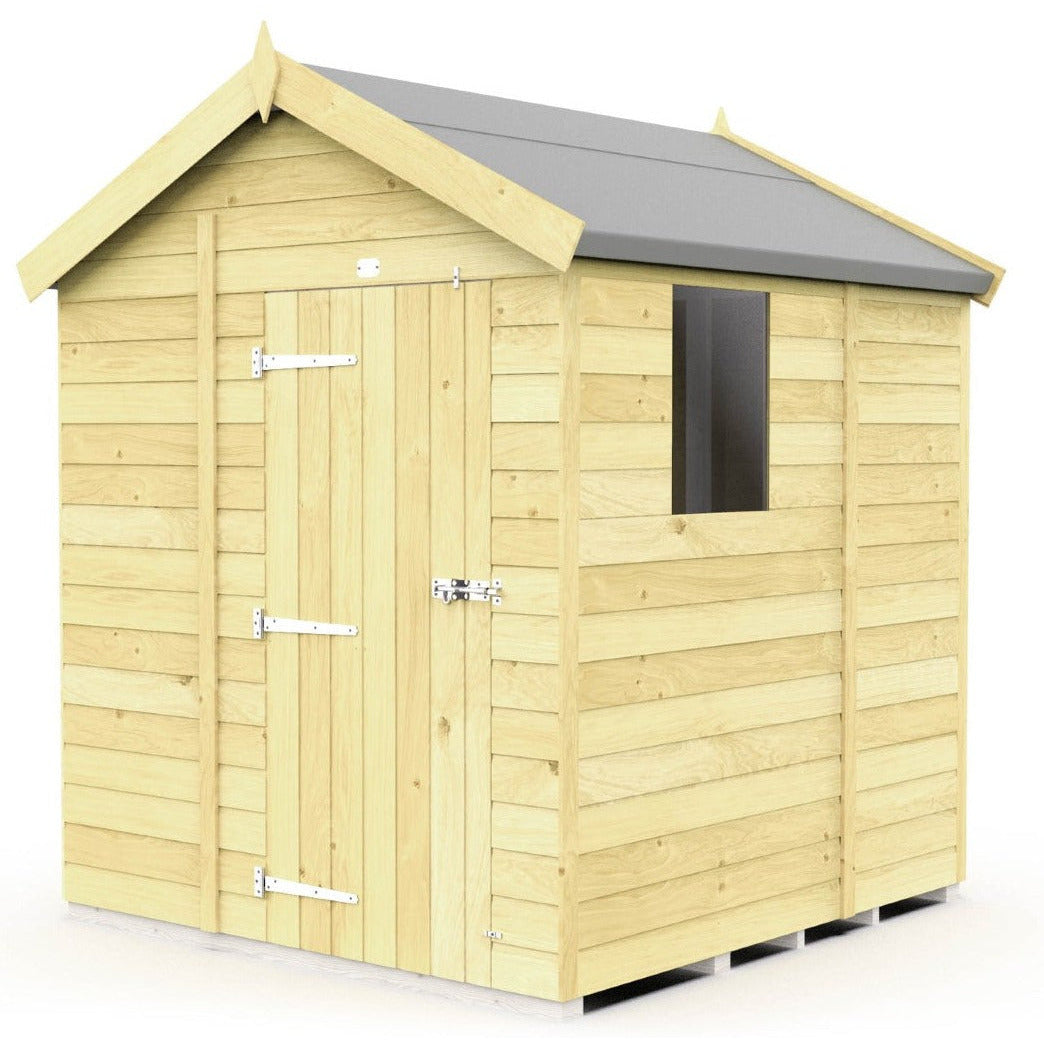 Total Sheds (7x5) Pressure Treated Apex Shed