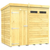 Total Sheds (7x5) Pressure Treated Pent Security Shed