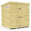 Total Sheds (7x6) Pressure Treated Pent Security Shed