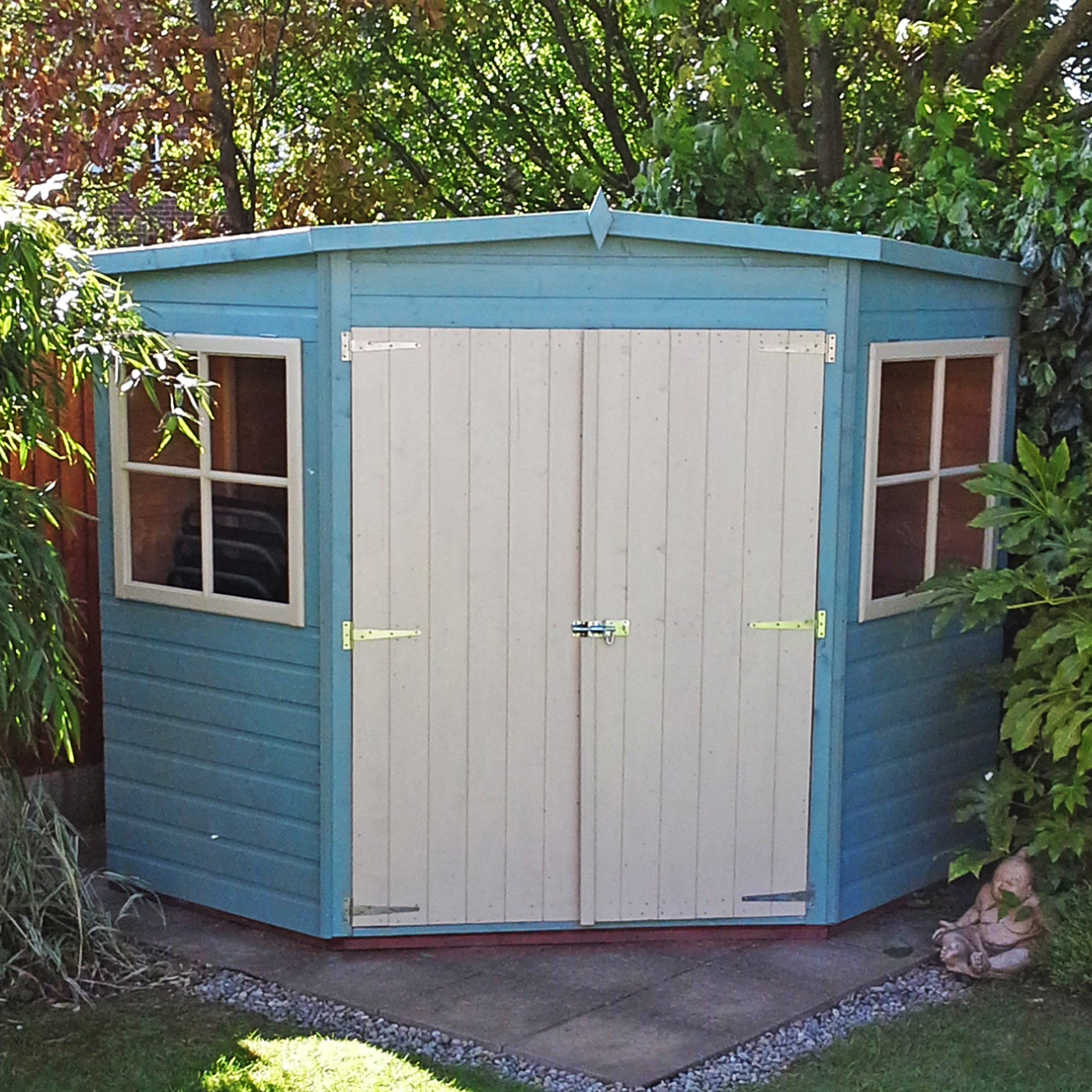 Shire Corner Shed (7x7) CNRS0707DSL-1AA 5060437981865 - Outside Store
