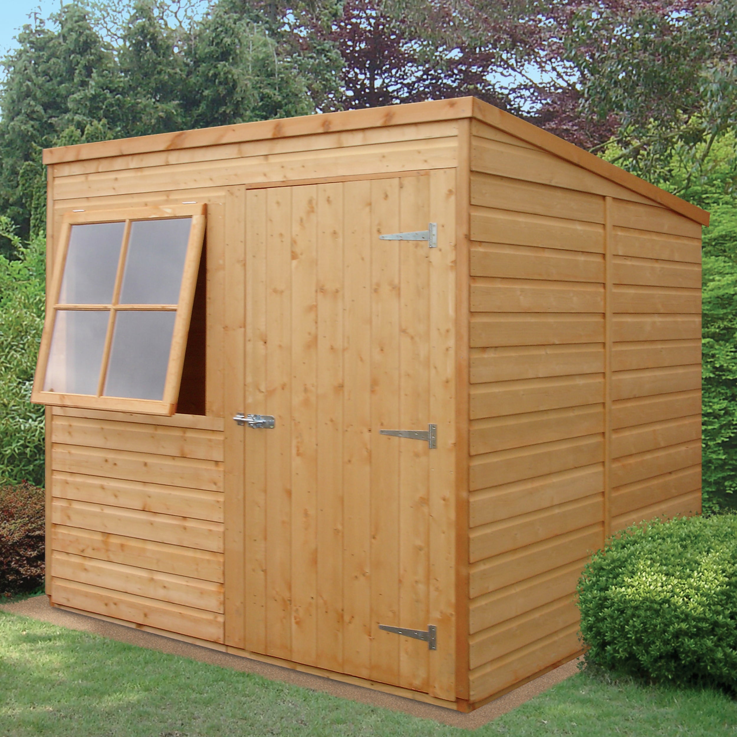 Shire Pent Shed (7x7) PENT0707DSL-1AA 5060437981780 - Outside Store