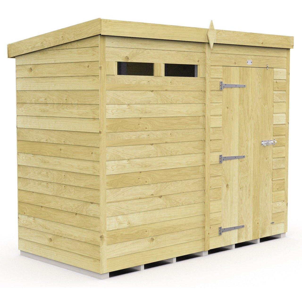 Total Sheds (8x4) Pressure Treated Pent Security Shed