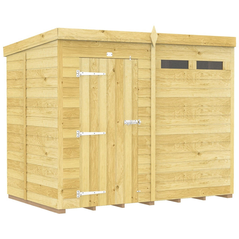 Total Sheds (8x5) Pressure Treated Pent Security Shed