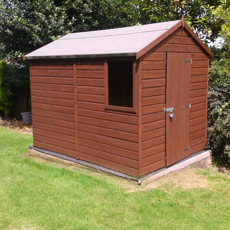 Shire Durham Shed Single Door (8x6) DURH0806DSL-1AA 5060437981759 - Outside Store