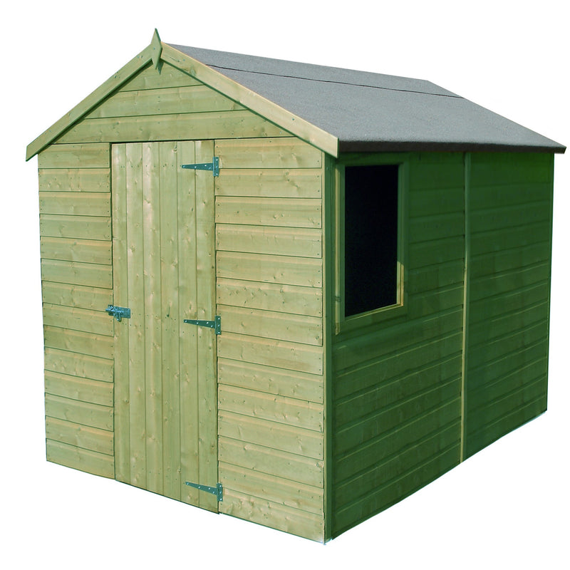 Shire Durham Shed Single Door (8x6) DURH0806DSL-1AA 5060437981759 - Outside Store