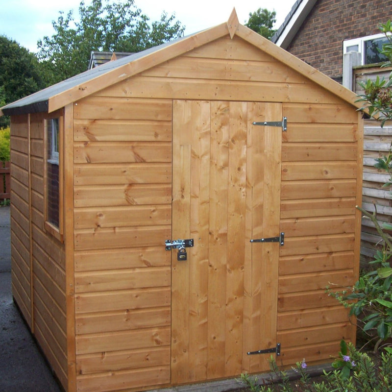 Shire Durham Shed Single Door (8x6) DURH0806DSL-1AA 5060437981759 - Outside Store