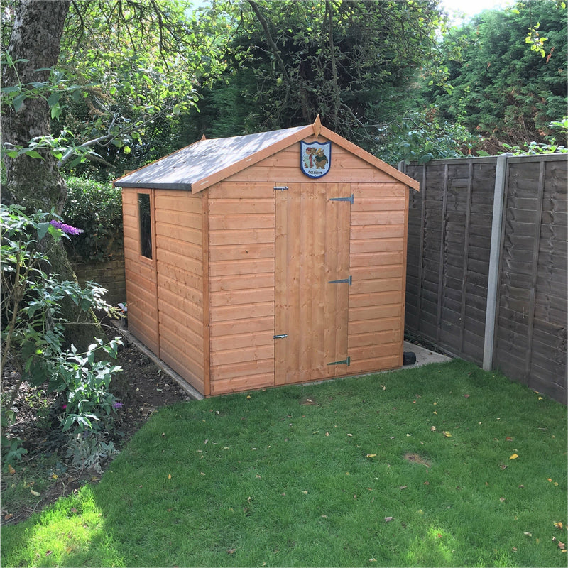 Shire Durham Shed Single Door (8x6) DURH0806DSL-1AA 5060437981759 - Outside Store