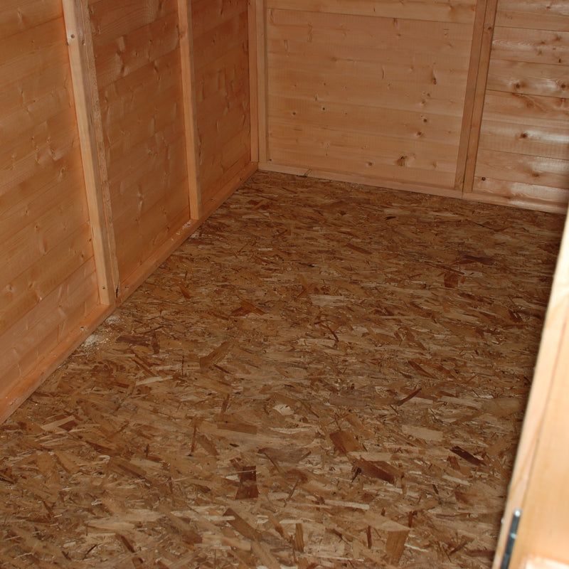 Shire Durham Pressure Treated Shiplap Range Shed Single Door (8x6) DURH0806PSL-1AA 5060490131153 - Outside Store