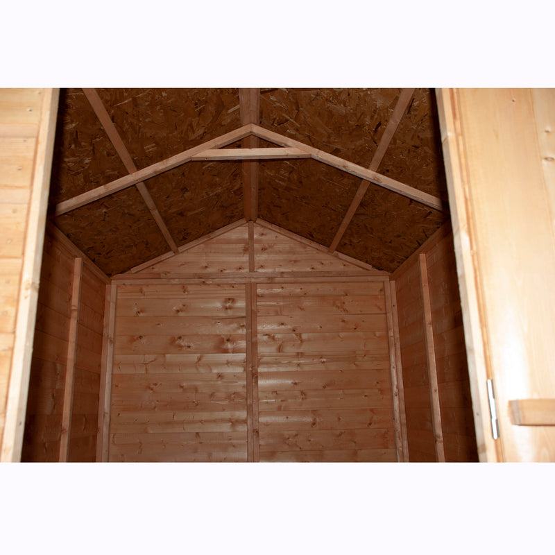 Shire Durham Pressure Treated Shiplap Range Shed Single Door (8x6) DURH0806PSL-1AA 5060490131153 - Outside Store