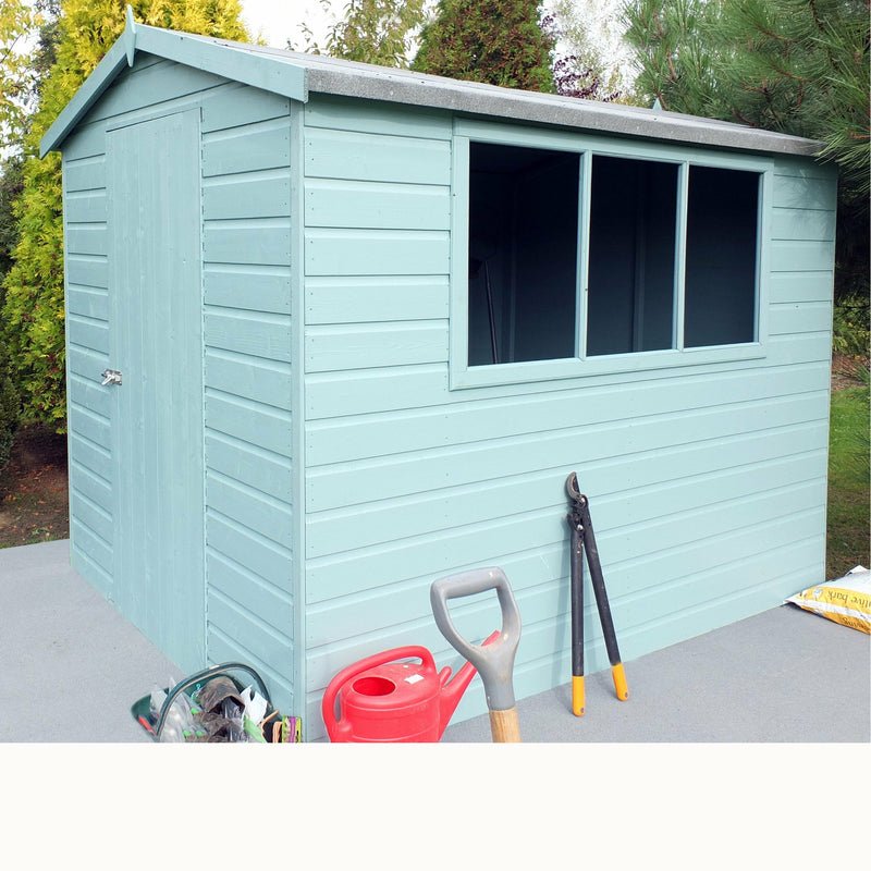 Shire Lewis Premium Shed Range Single Door (8x6) LEWI0806DSL-1AA 5060211117343 - Outside Store