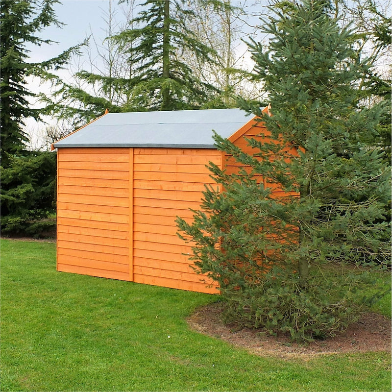 Shire Dip Treated Overlap Premium Shed Double Door No Window (8x6) OVED0806DOL-1AA 5060437981605 - Outside Store