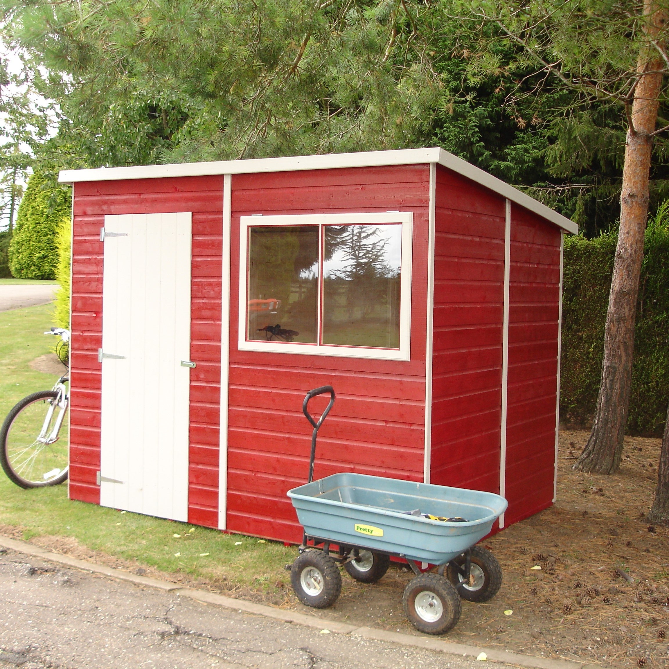 Shire Pent Shed (8x6) PENT0806DSL-1AA 5060437981797 - Outside Store