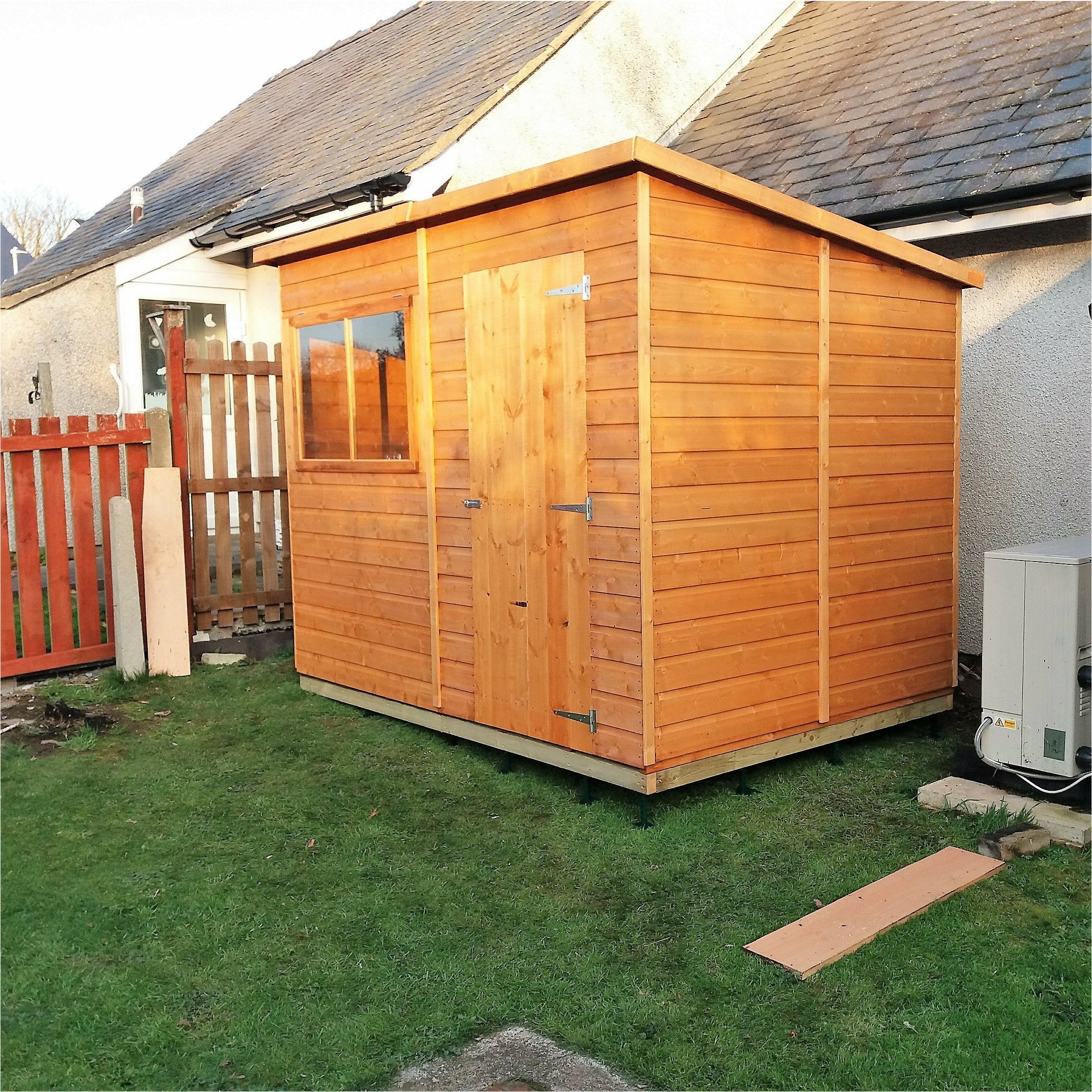 Shire Pent Shed (8x6) PENT0806DSL-1AA 5060437981797 - Outside Store