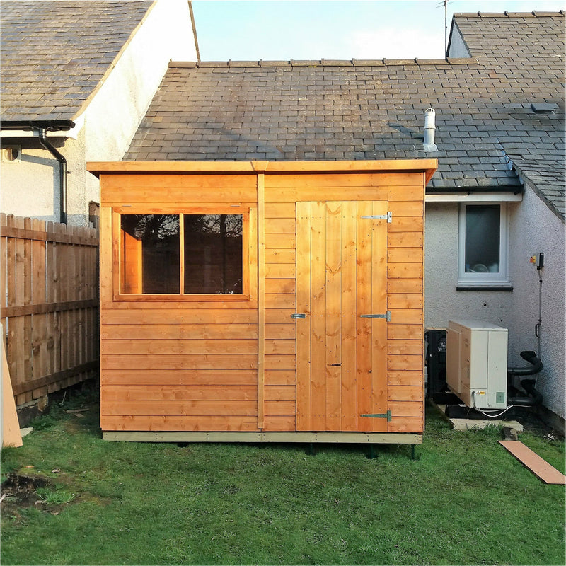 Shire Pent Shed (8x6) PENT0806DSL-1AA 5060437981797 - Outside Store