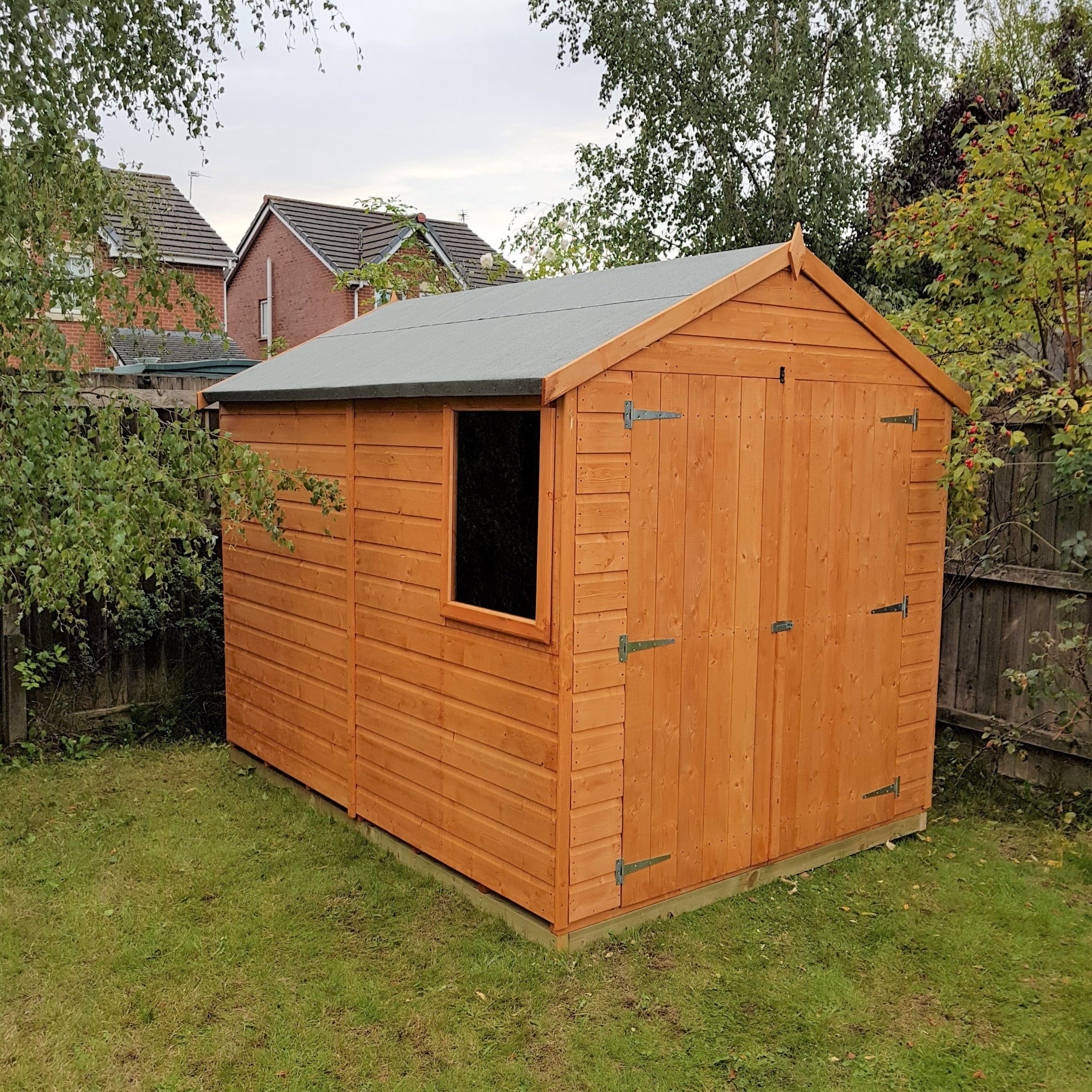 Shire Warwick Shed Double Door (8x6) WARW0806DSL-1AA 5060737981766 - Outside Store