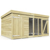 Total Sheds (8x6) Pressure Treated Dog Kennel and Run