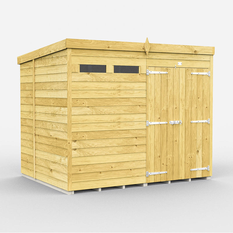 Total Sheds (8x6) Pressure Treated Pent Security Shed