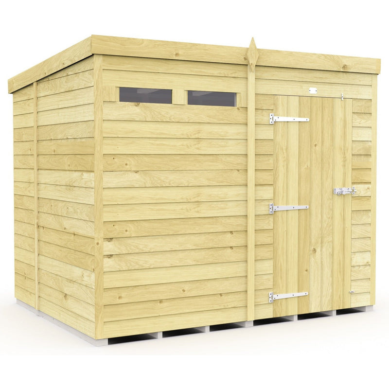 Total Sheds (8x6) Pressure Treated Pent Security Shed