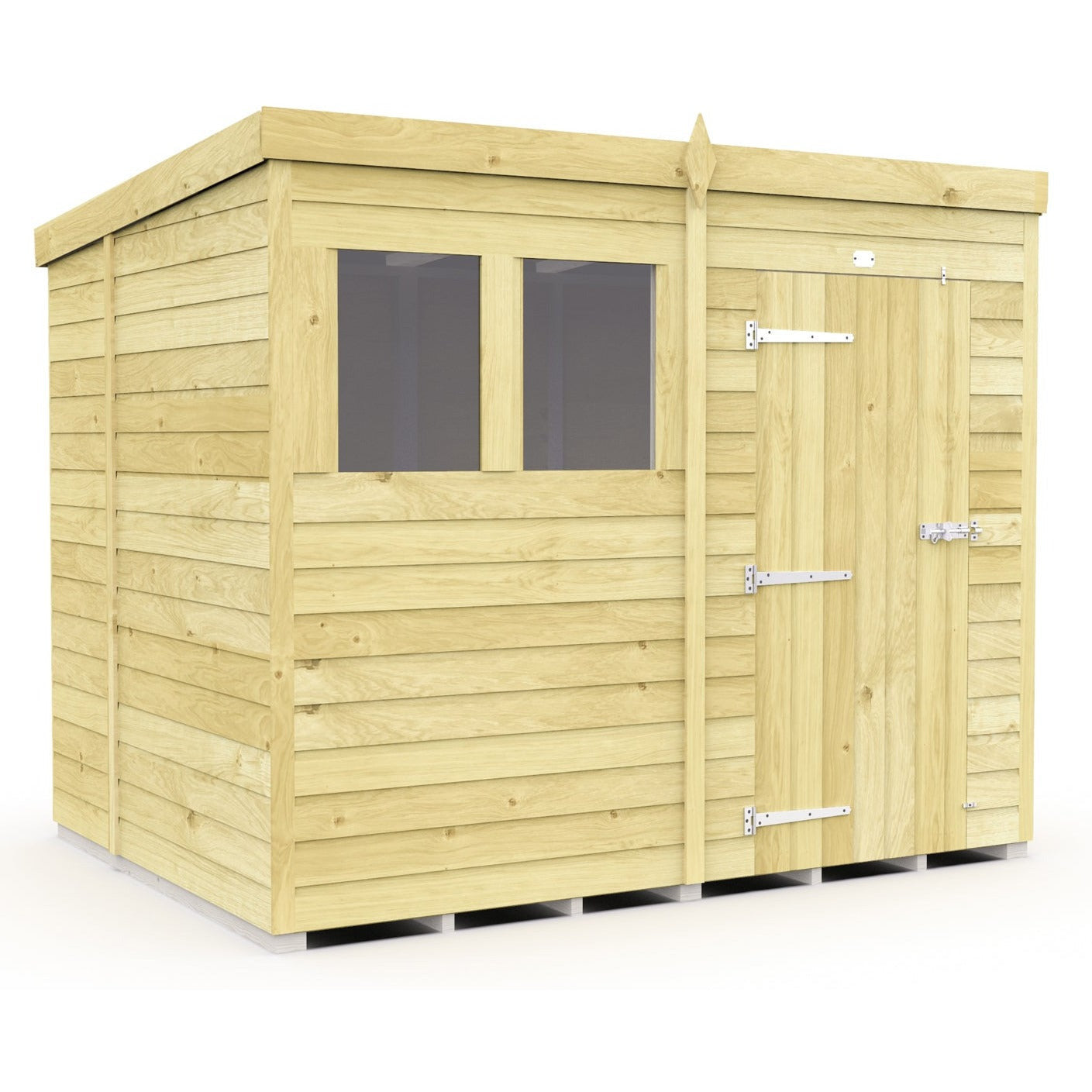 Total Sheds (8x7) Pressure Treated Pent Shed