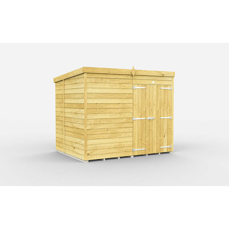 Total Sheds (8x7) Pressure Treated Pent Shed