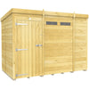 Total Sheds (9x5) Pressure Treated Pent Security Shed