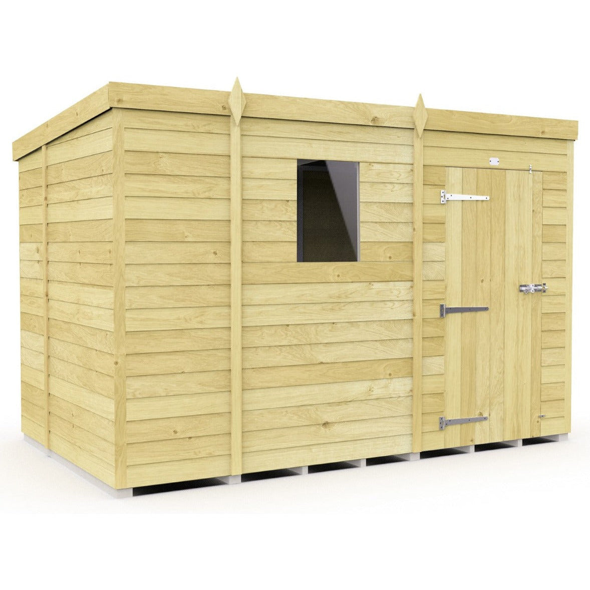 Total Sheds (9x6) Pressure Treated Pent Shed