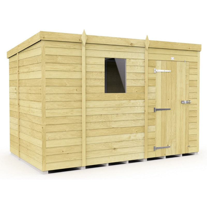 Total Sheds (9x7) Pressure Treated Pent Shed