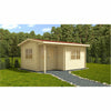 Eurowood (Eurovudas) Alpina Plus Log Cabin 5x4m (16x13), 44mm - Outside Store