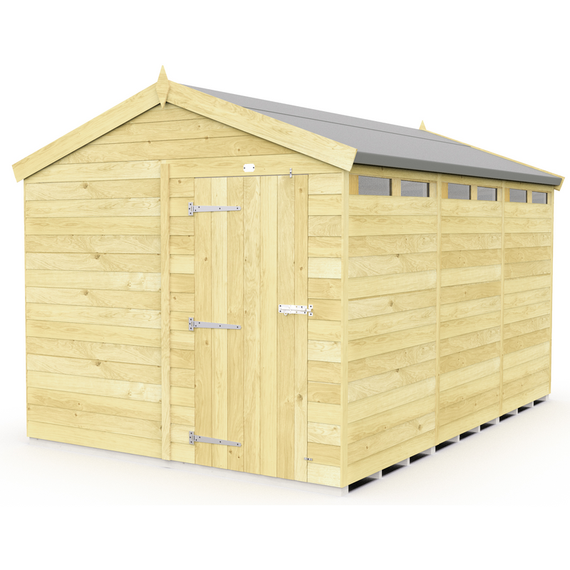 Total Sheds (8x12) Pressure Treated Apex Security Shed