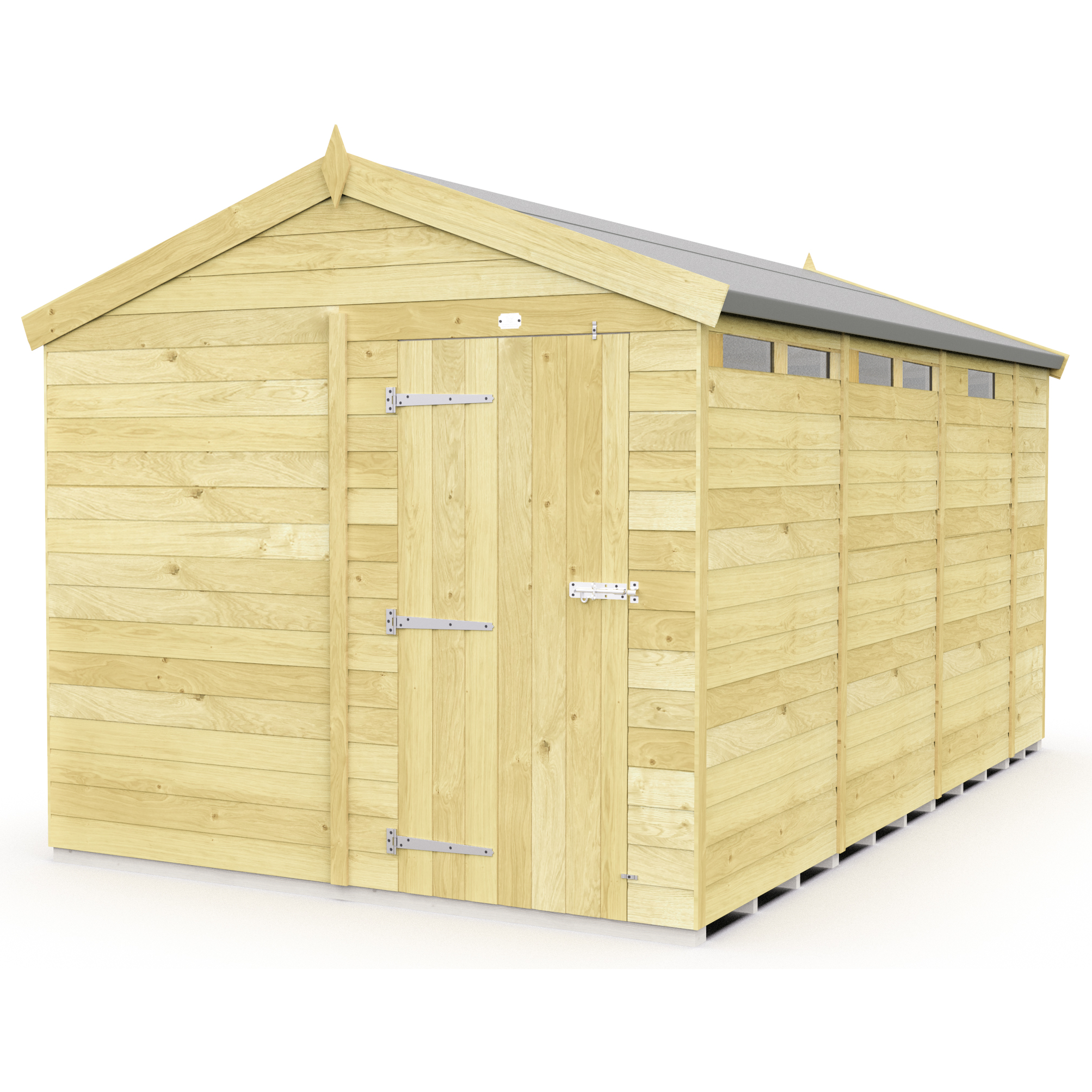 Total Sheds (8x13) Pressure Treated Apex Security Shed