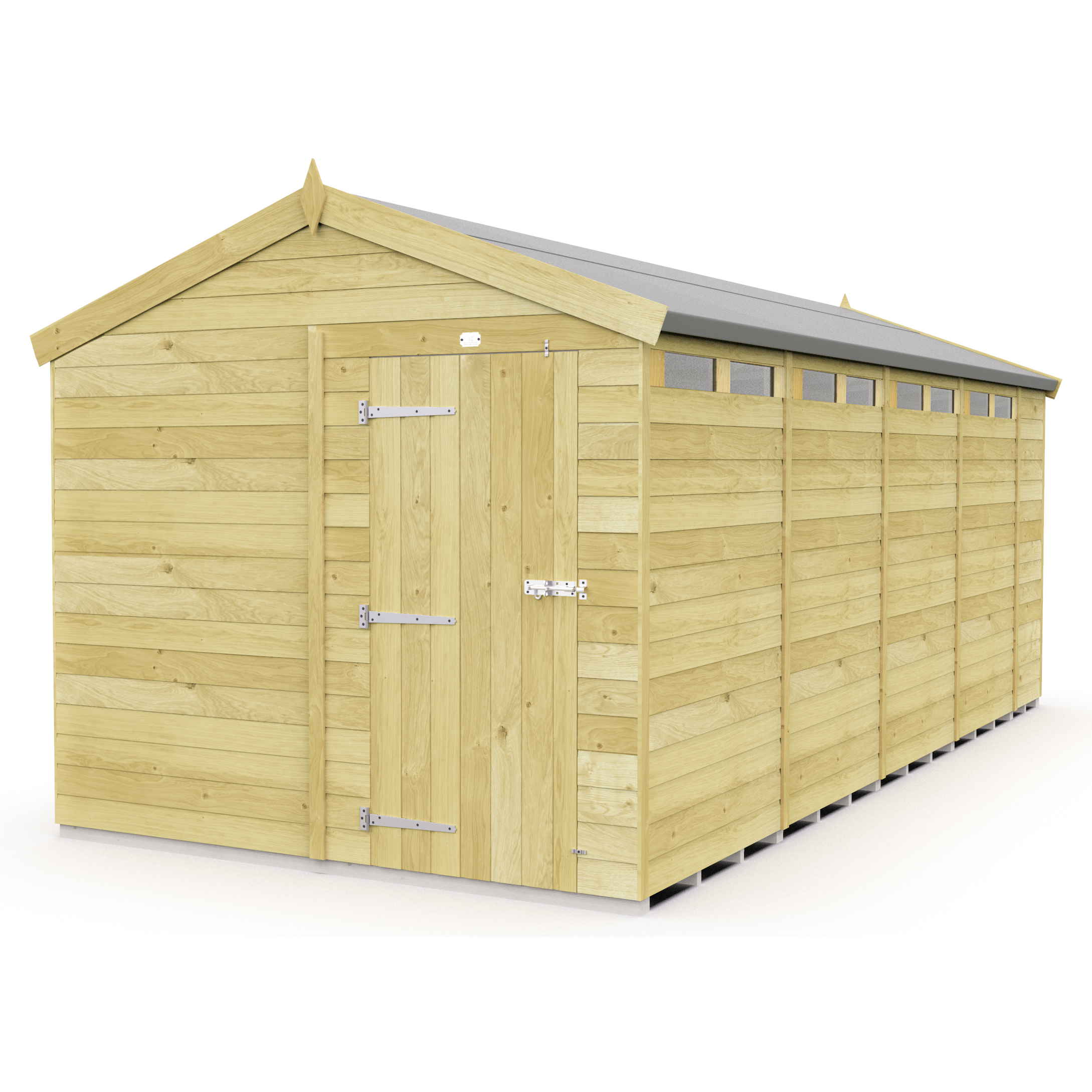 Total Sheds (8x18) Pressure Treated Apex Security Shed