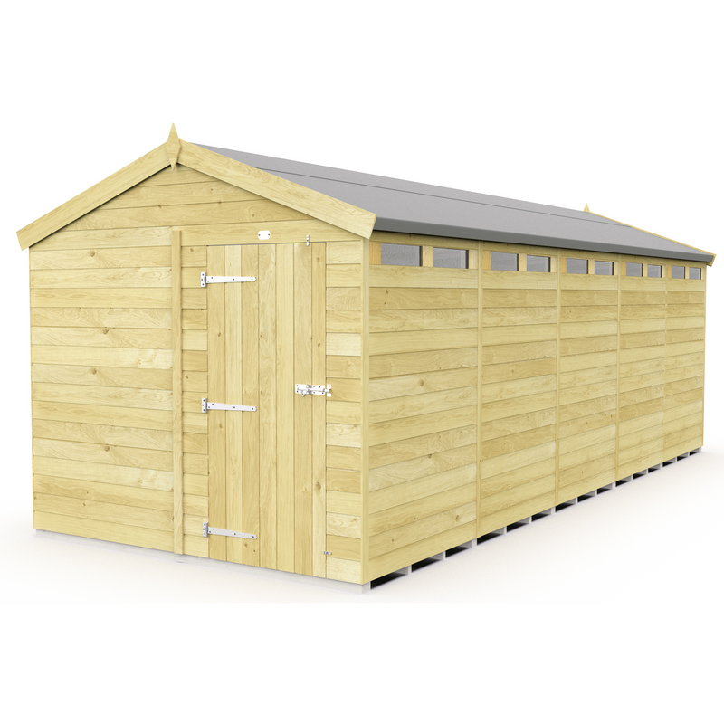 Total Sheds (8x20) Pressure Treated Apex Security Shed