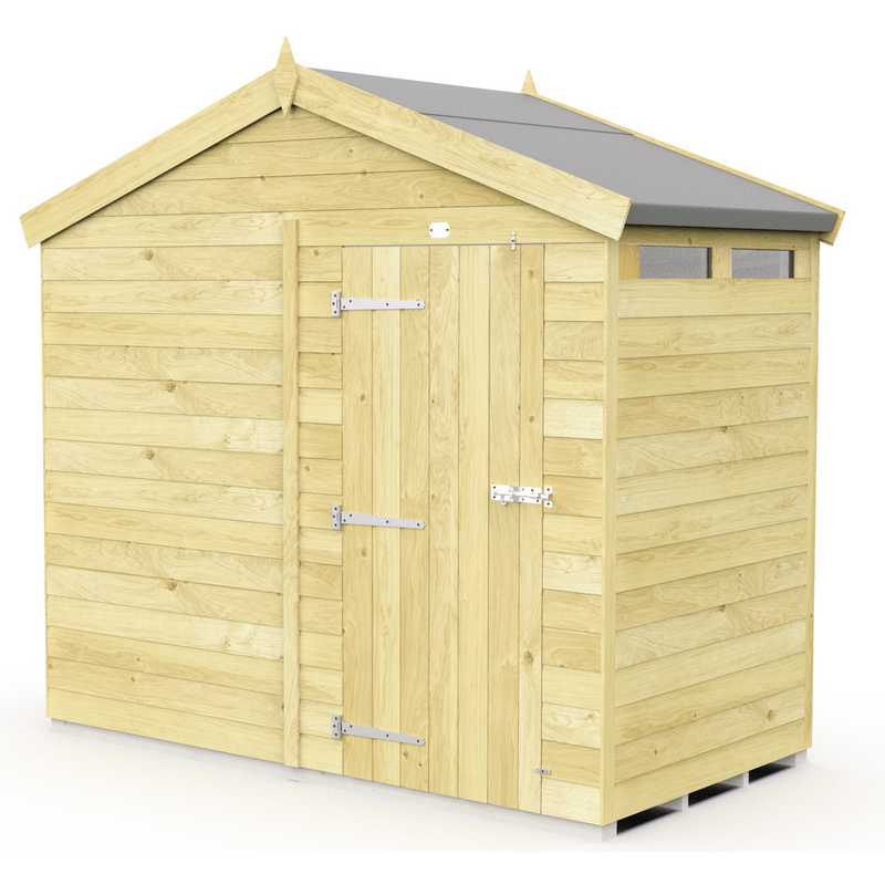 Total Sheds (8x4) Pressure Treated Apex Security Shed