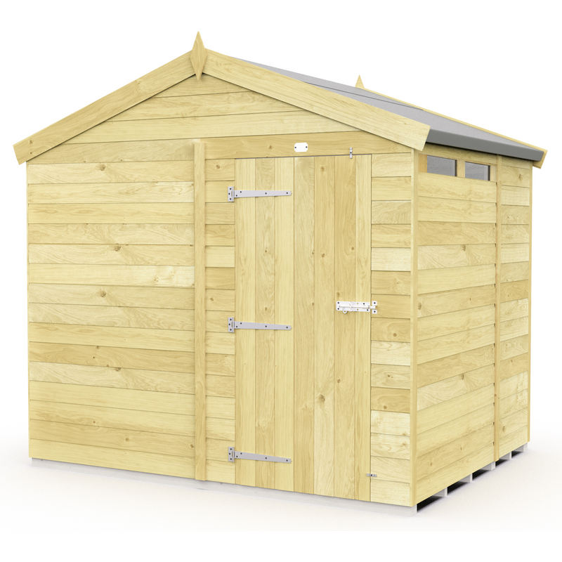 Total Sheds (8x6) Pressure Treated Apex Security Shed