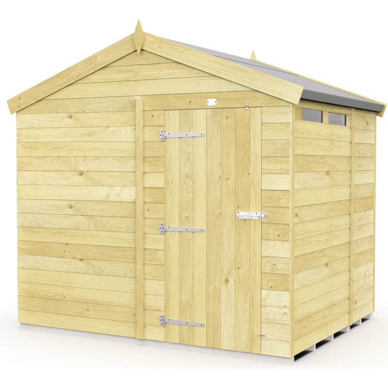 Total Sheds (8x7) Pressure Treated Apex Security Shed