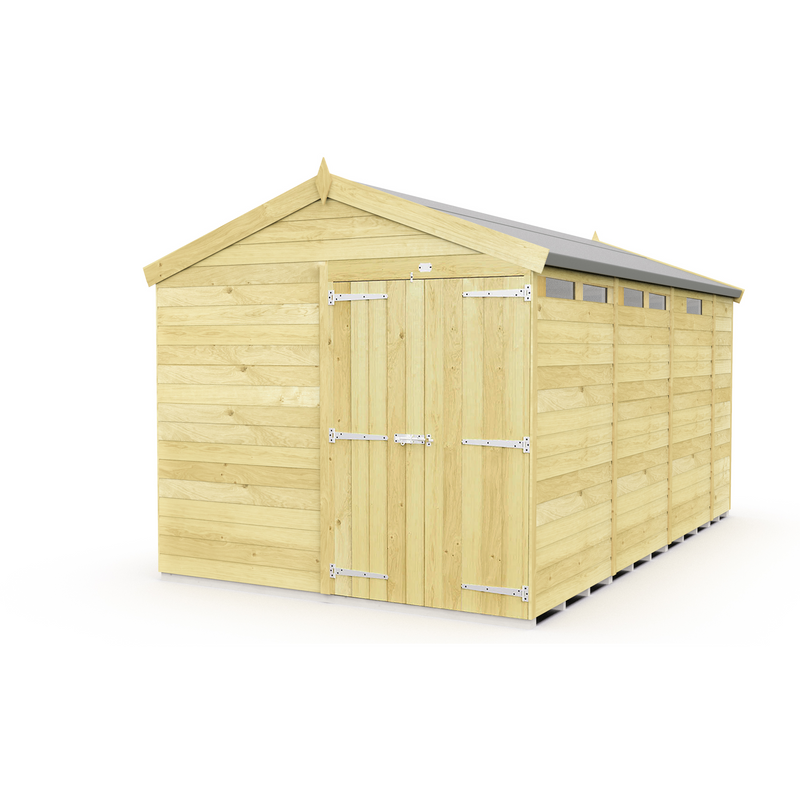 Total Sheds (8x13) Pressure Treated Apex Security Shed