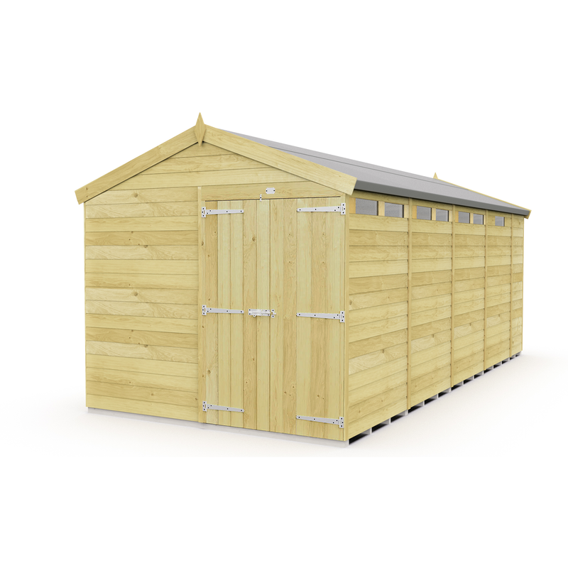 Total Sheds (8x17) Pressure Treated Apex Security Shed