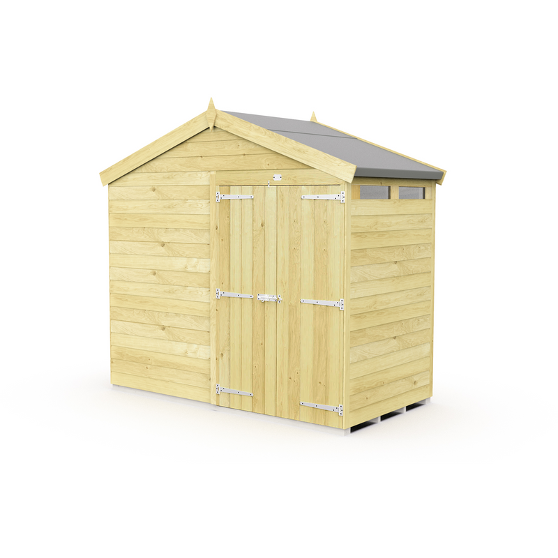 Total Sheds (8x4) Pressure Treated Apex Security Shed