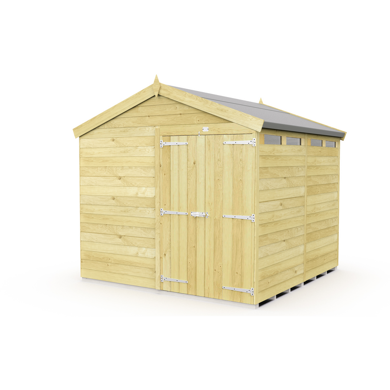 Total Sheds (8x6) Pressure Treated Apex Security Shed