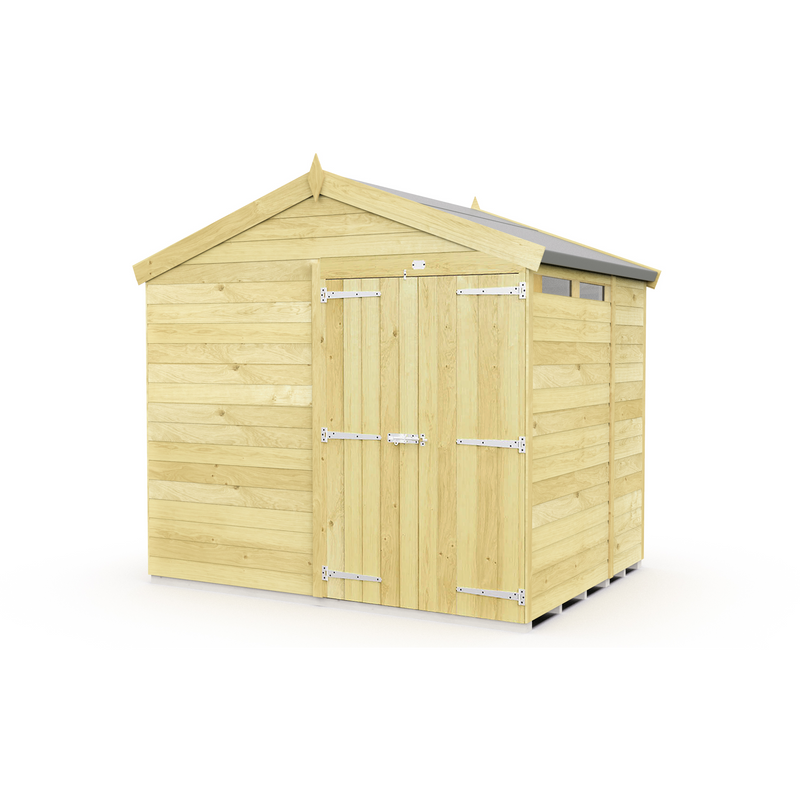 Total Sheds (8x7) Pressure Treated Apex Security Shed