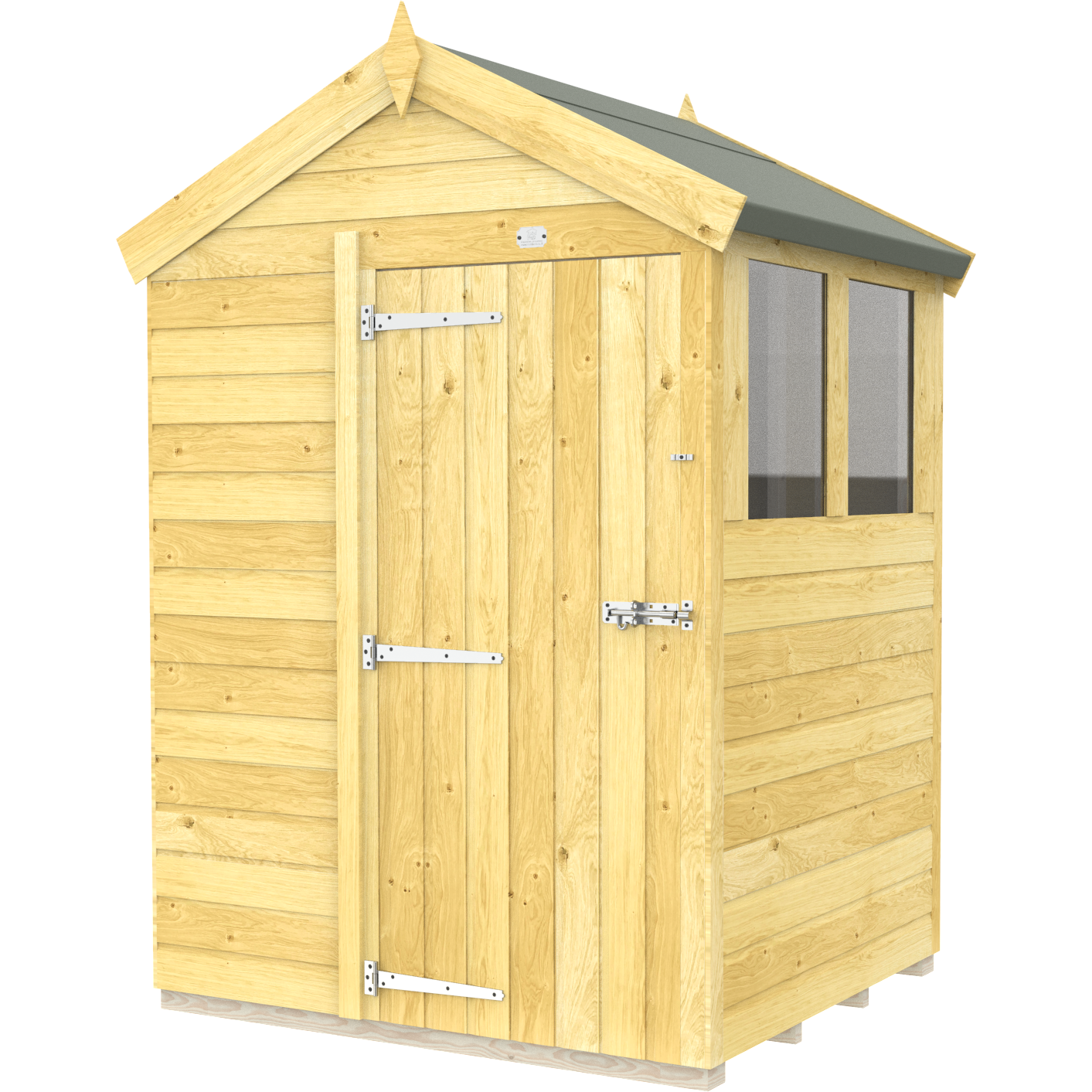Total Sheds (5x4) Pressure Treated Apex Shed