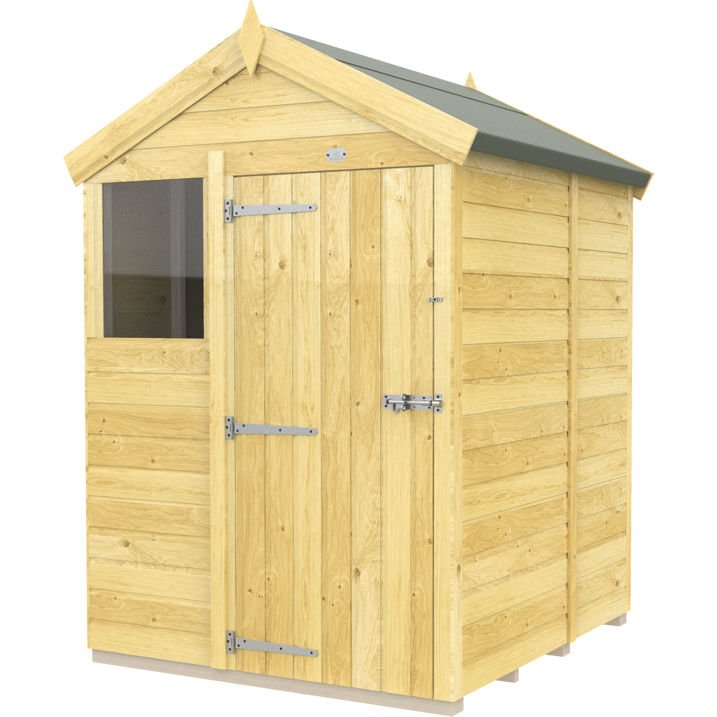 Total Sheds (5x5) Pressure Treated Apex Shed