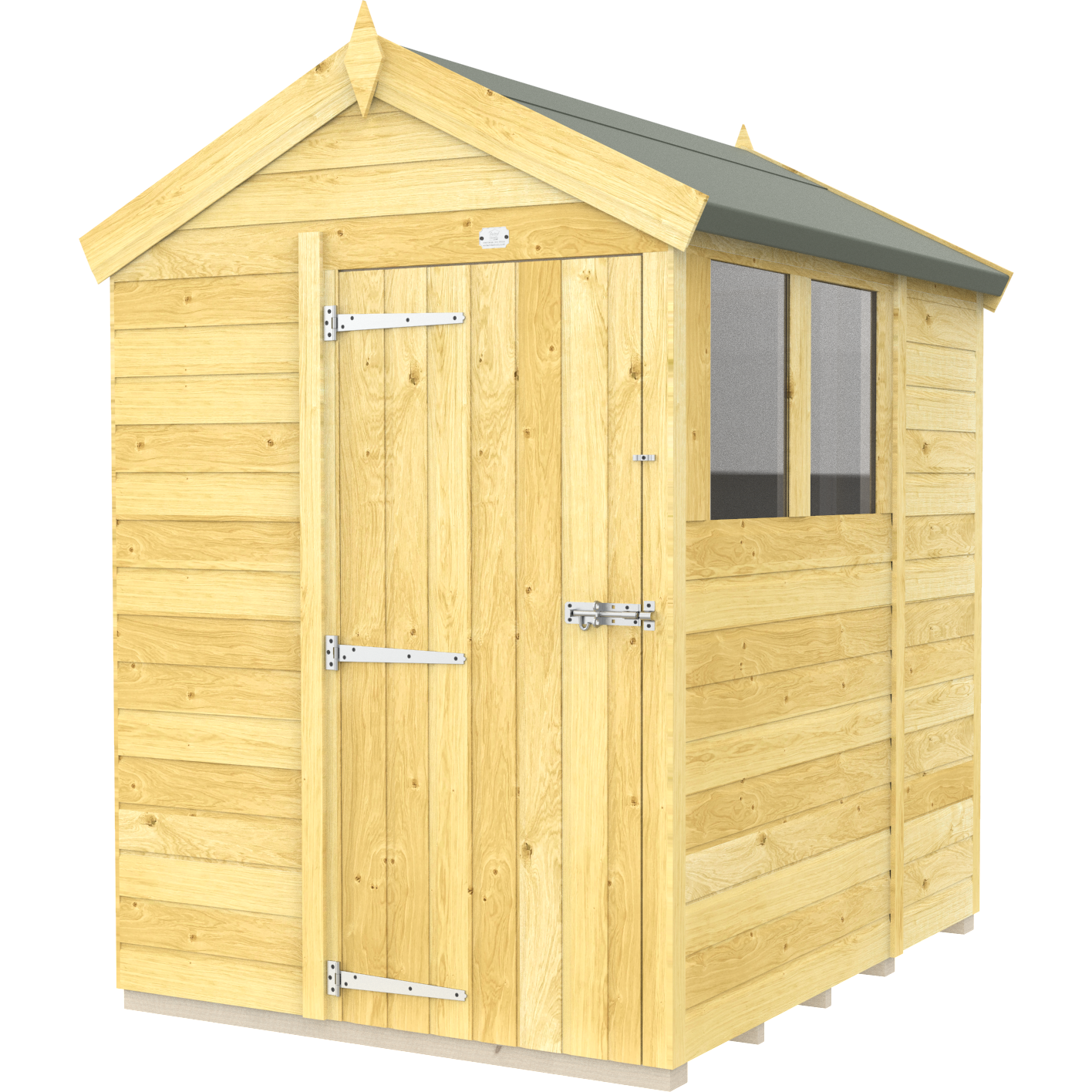 Total Sheds (5x6) Pressure Treated Apex Shed