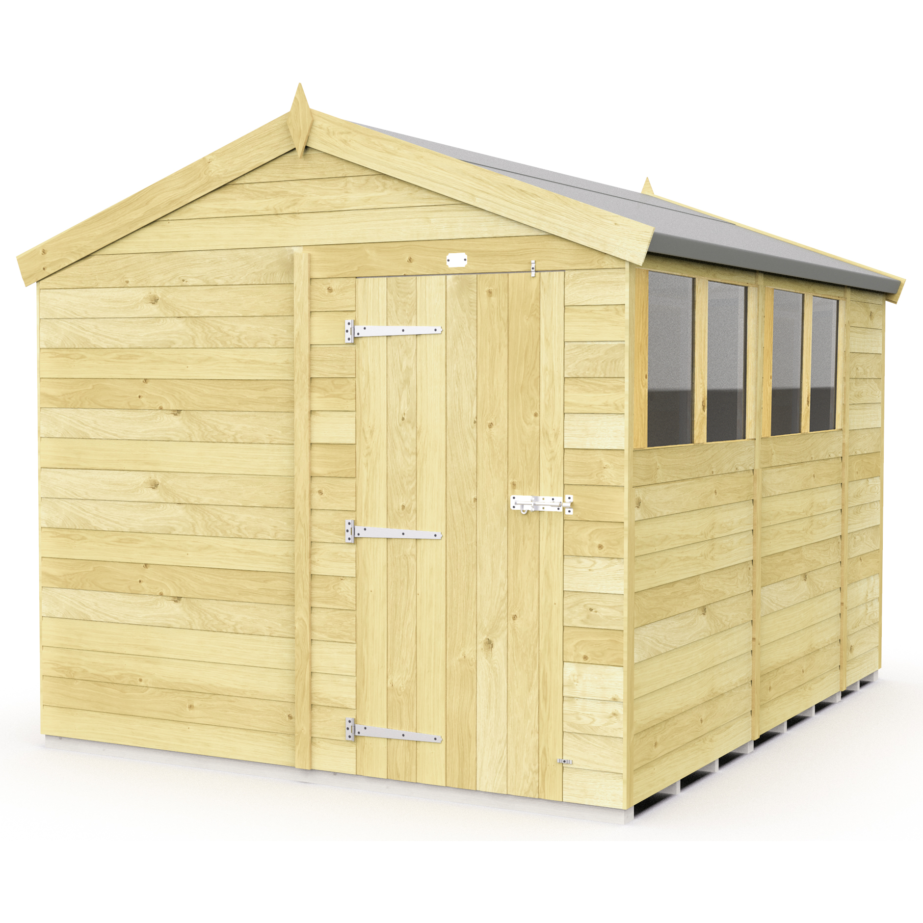 Total Sheds (8x11) Pressure Treated Apex Shed