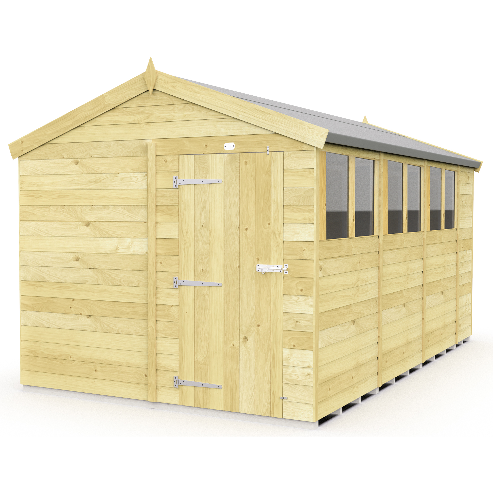 Total Sheds (8x14) Pressure Treated Apex Shed