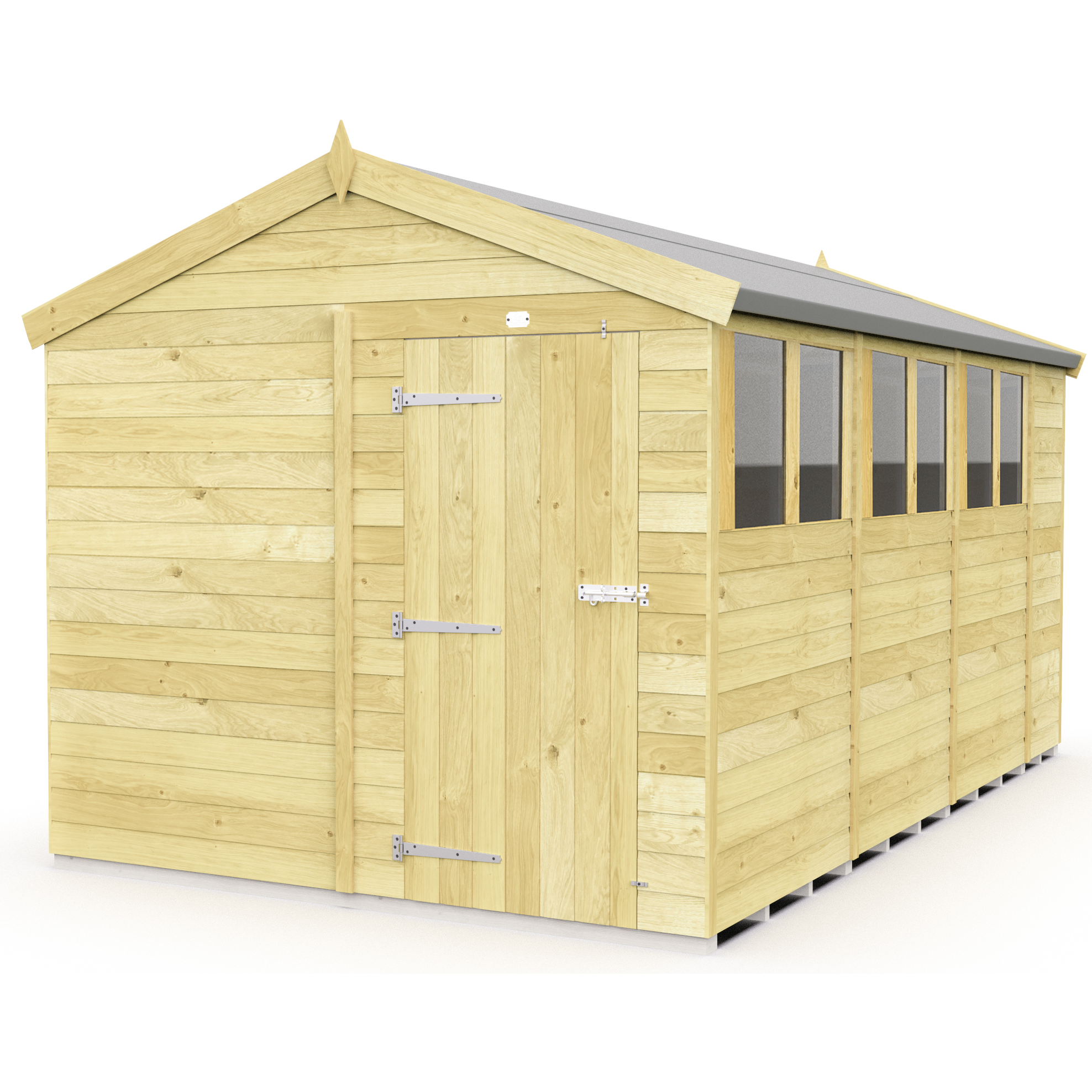 Total Sheds (8x15) Pressure Treated Apex Shed