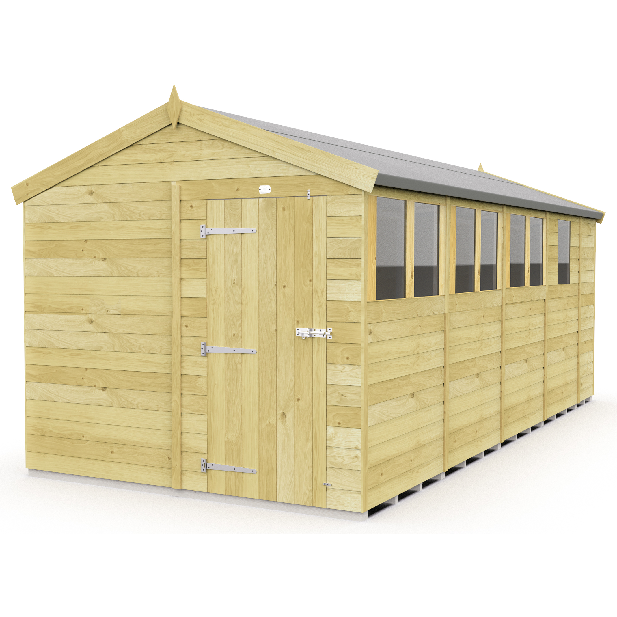 Total Sheds (8x17) Pressure Treated Apex Shed