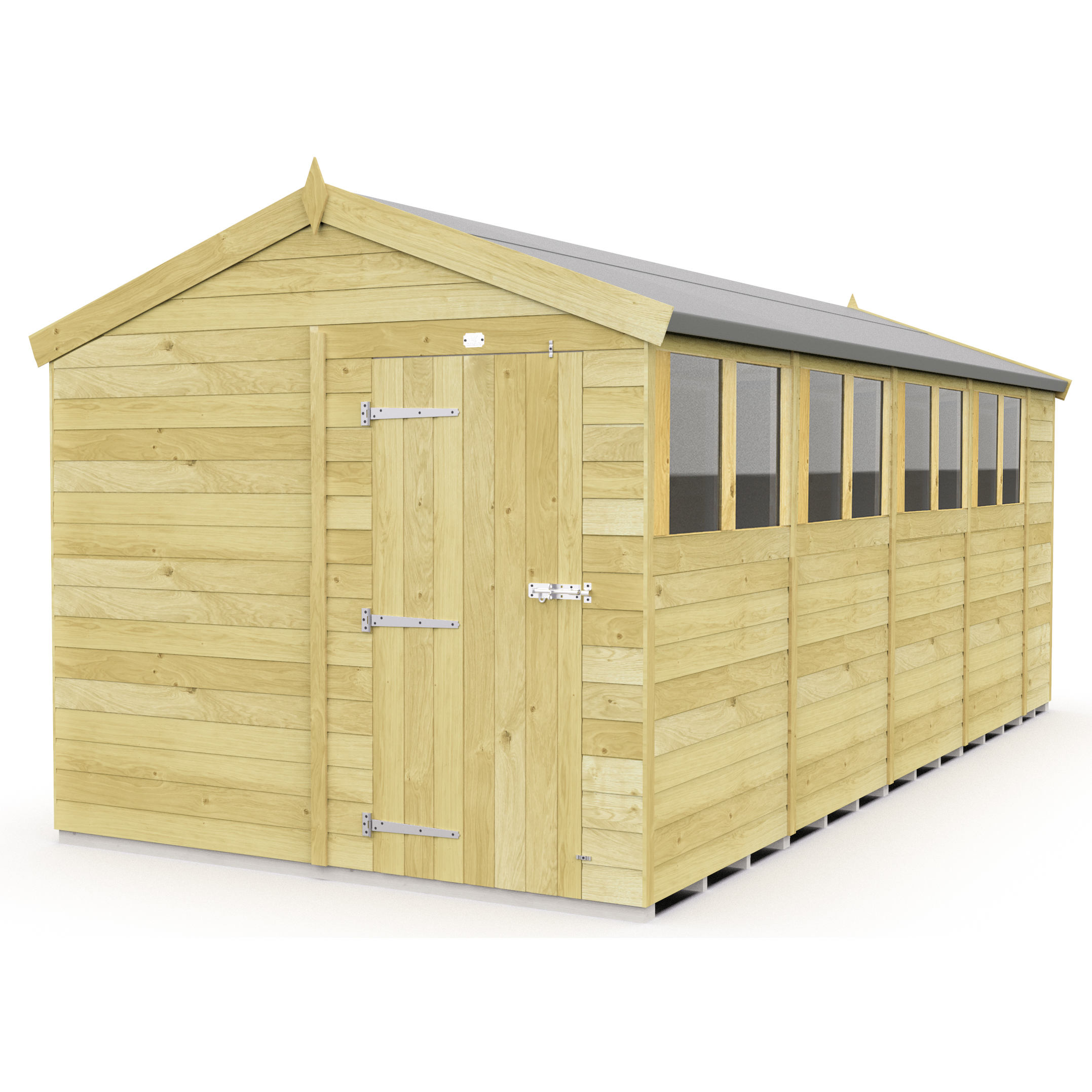 Total Sheds (8x18) Pressure Treated Apex Shed