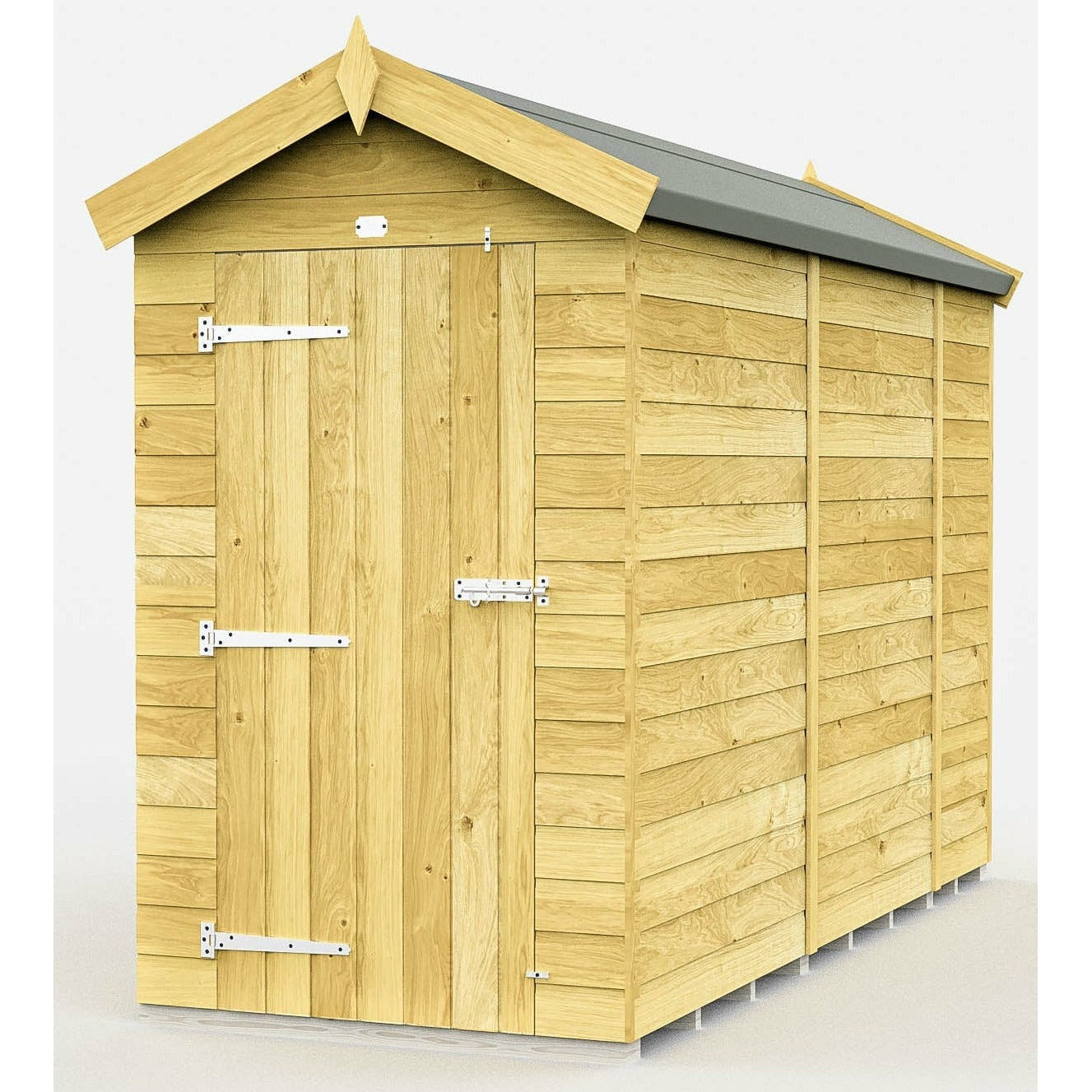 Total Sheds (4x10) Pressure Treated Apex Shed