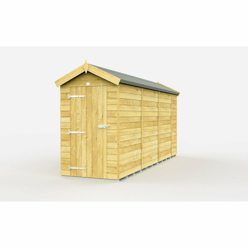 Total Sheds (4x14) Pressure Treated Apex Shed